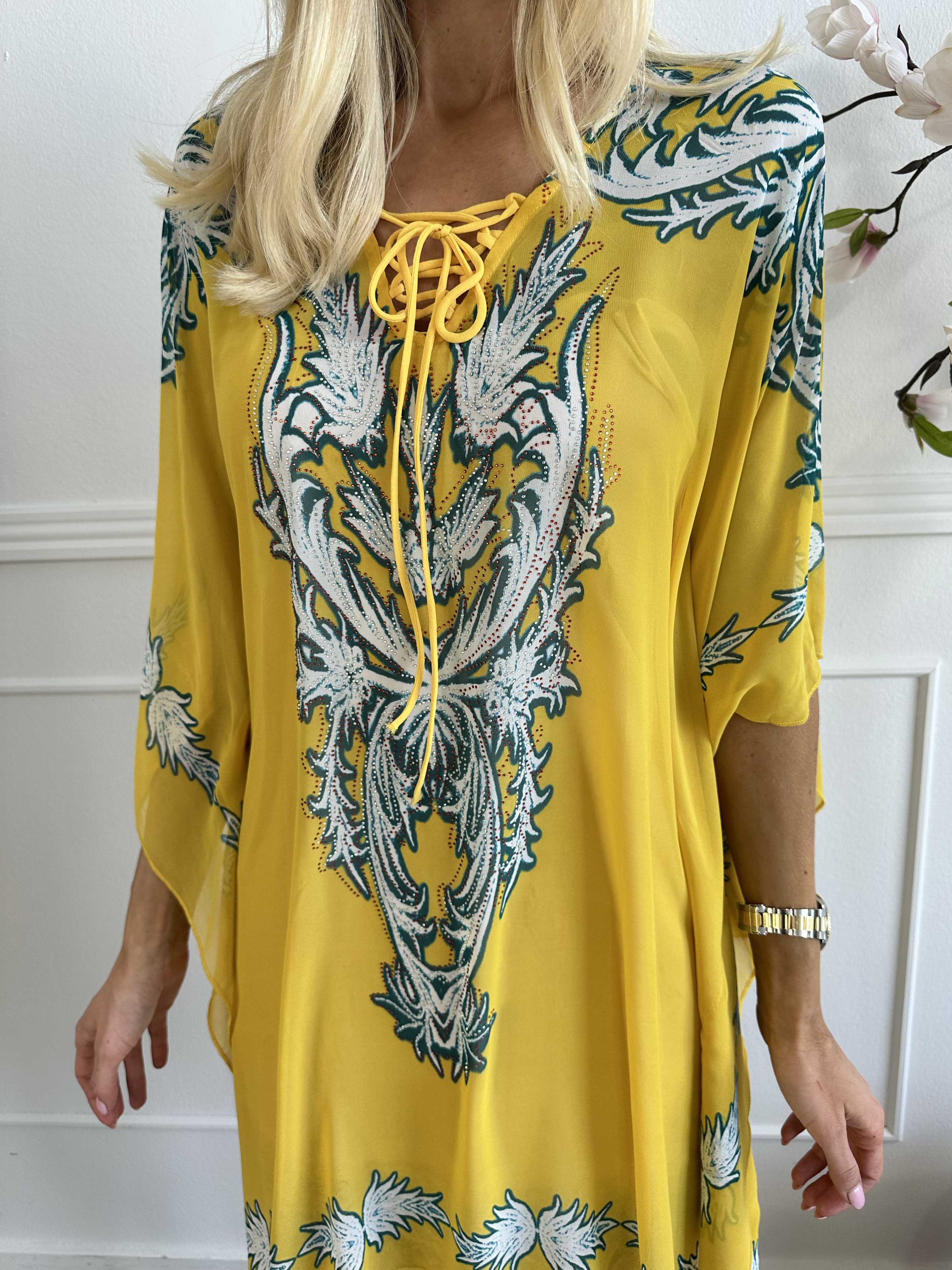 Josefina - Semitransparent tunika med dragsko